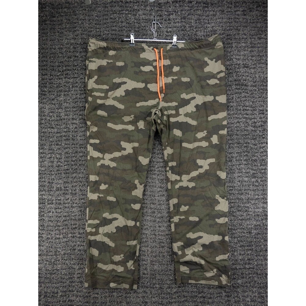 Duluth Pajama Pants Mens 3XL Green Camo Lumber Jams 100% Cotton Lounge Sleep PJs